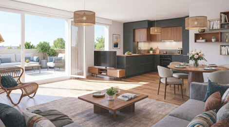 Programme immobilier neuf L'Atelier Delore - Lyon 08 secteur Grand Trou proche tramway T4 (69008) - Référence : 17240