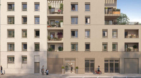 Programme immobilier neuf L'Atelier Delore - Lyon 08 secteur Grand Trou proche tramway T4 (69008) - Référence : 17240