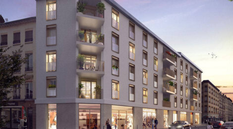 Programme immobilier neuf Faubourg Valmy - Lyon 09 : Appartements studio–T4 avec balcons, terrasses et garage sécurisé à 2min du métro D Valmy (69009) - Référence : 5485