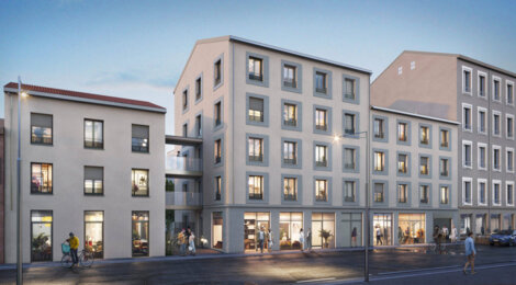 Programme immobilier neuf RECTO VERSO - Lyon 09 : Appartements studio–T5 avec terrasses, parking sécurisé et proximité pôle Vaise-Industrie (69009) - Référence : 14808