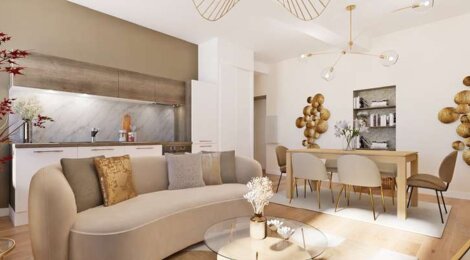 Programme immobilier neuf L'ECRIN DE LA SAONE (TOUS LES LOTS SONT LIVRABLES IMMEDIATEMENT ET ACTABLES) - Lyon 1er en bord de Saône (69001) - Référence : 9462