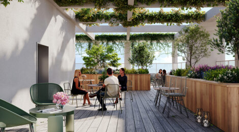 Programme immobilier neuf HOST - hors des Standards - Lyon 2 : appartements neufs du 2 au 5 pièces en quartier Confluenc (69002) - Référence : 15242