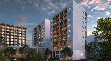 Programme immobilier neuf KOSMO - Lyon 2ème au pied du centre commercial de Confluence (69002) - Référence : 16637