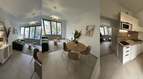 Programme immobilier neuf LE PATIO VERT - Lyon 3 : studios et 2 pièces neufs en quartier Monchat proche des tramways T2 et T6 (69003) - Référence : 7667