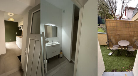 Programme immobilier neuf LE PATIO VERT - Lyon 3 : studios et 2 pièces neufs en quartier Monchat proche des tramways T2 et T6 (69003) - Référence : 7667