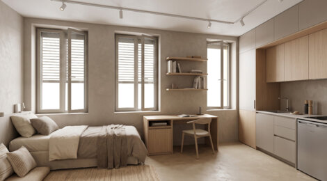 Programme immobilier neuf PLAT'O (69) - Lyon 4 : appartements neufs du studio au 2 pièces à 10 min du métro C Hénon (69004) - Référence : 8785