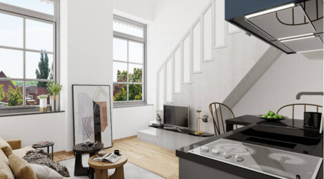 Programme immobilier neuf L'ÉBENISTERIE (69) - Lyon 4e réhabilitation proche du Parc de la Tête d’Or (69004) - Référence : 9464