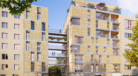 Programme immobilier neuf EMPREINTE -  Lyon 7 : appartements neufs du 2 au 5 pièces proche du métro B Jean Jaurès (69007) - Référence : 15068