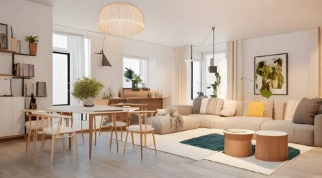 Programme immobilier neuf EMPREINTE -  Lyon 7 : appartements neufs du 2 au 5 pièces proche du métro B Jean Jaurès (69007) - Référence : 15068