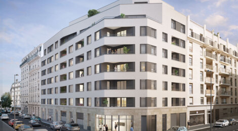 Programme immobilier neuf Villa Cornélie - Lyon 7 : appartements neufs T2–T5 à 100 m du métro B Jean Macé (69007) - Référence : 15908