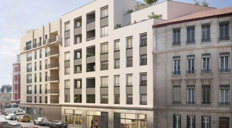 Programme immobilier neuf Villa Cornélie - Lyon 7 : appartements neufs T2–T5 à 100 m du métro B Jean Macé (69007) - Référence : 15908