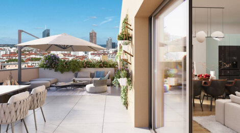 Programme immobilier neuf PROVIDENCE - Lyon 7e à deux pas du métro B et Jean Macé (69007) - Référence : 11865