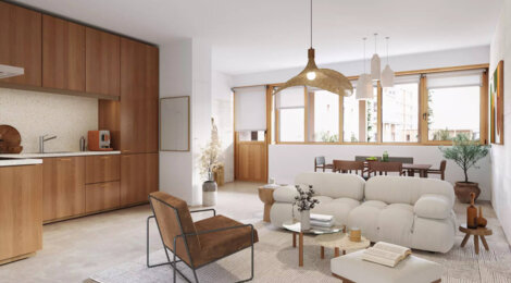 Programme immobilier neuf ALMA PETRA - TR1 LIBRE - Lyon 7e : appartements neufs du 2 au 5 pièces à 3 min de la Place Jean Jaurès (69007) - Référence : 15522
