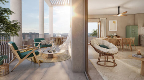 Programme immobilier neuf Côté Parc - Lyon 7ème proche de deux arrêts métros B (69007) - Référence : 16751