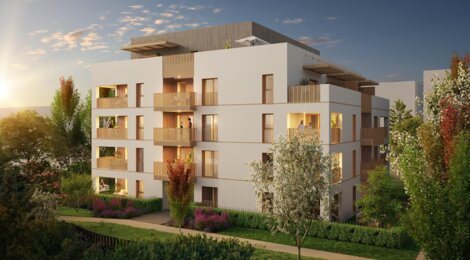 Programme immobilier neuf ELOGE - Lyon 8 : appartements neufs de 1 à 5 pièces entre Mermoz et mairie (69008) - Référence : 8263