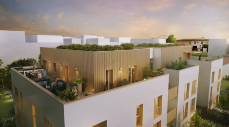 Programme immobilier neuf ICONIK - Lyon 8 : appartements neufs du studio au 5 pièces proche mairie et transports (69008) - Référence : 8266