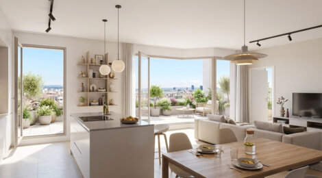 Programme immobilier neuf HUITIÈME ART - Héritage - Lyon 8 proche métro D dans un quartier en transformation (69008) - Référence : 16997