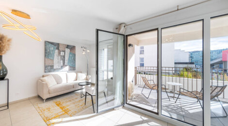 Programme immobilier neuf Lumière et Jardins - Lyon 8e à vélo du parc de Parilly (69008) - Référence : 11355