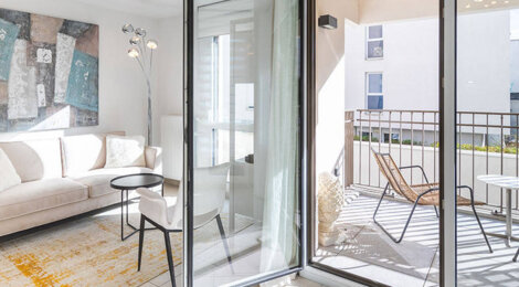 Programme immobilier neuf Lumière et Jardins - Lyon 8e à vélo du parc de Parilly (69008) - Référence : 11355