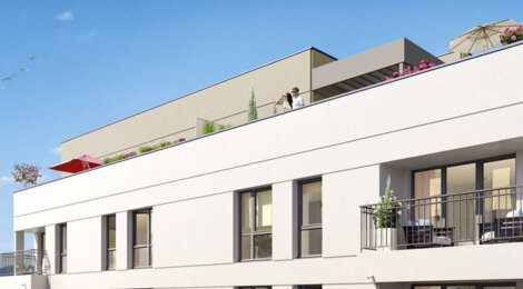 Programme immobilier neuf Lumière et Jardins - Lyon 8e à vélo du parc de Parilly (69008) - Référence : 11355