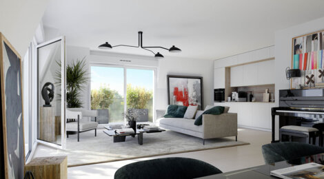 Programme immobilier neuf KARA - Lyon : Appartements T2–T5 avec terrasses, parking sécurisé et proximité métro D (69003) - Référence : 16923