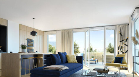 Programme immobilier neuf ATRIUM - Magnanville : Appartements studio–T4 avec terrasses, parking sécurisé et proximité La Défense (78200) - Référence : 7214