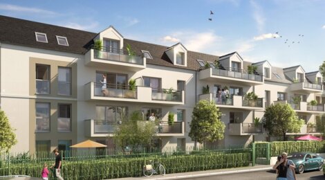 Programme immobilier neuf LE FAUBOURG MAINTENON -  Maintenon : appartements neufs du 2 au 4 pièces proche de la forêt (28130) - Référence : 14690