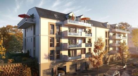 Programme immobilier neuf LE FAUBOURG MAINTENON -  Maintenon : appartements neufs du 2 au 4 pièces proche de la forêt (28130) - Référence : 14690