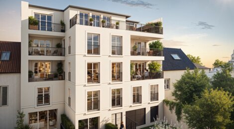 Programme immobilier neuf Résidence Jehan Alain (78) - Maisons-Laffitte centre à moins de 5 min du RER A (78600) - Référence : 11900