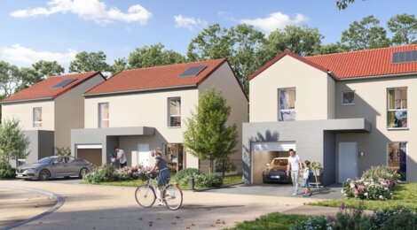 Programme immobilier neuf Le Domaine Maceria - Maizières-lès-Metz cadre familial à 12 km de Metz (57210) - Référence : 18051
