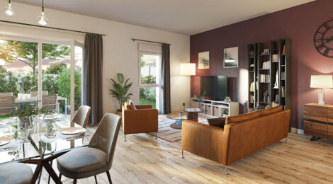 Programme immobilier neuf CONFIDENCE - Mantes-la-Jolie adresse connectée près de la gare (78200) - Référence : 17263