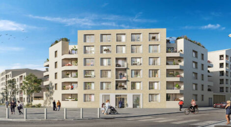 Programme immobilier neuf Contemplation - Mantes-la-Jolie : Appartements studio–T4 avec jardins, parkings et TVA réduite à 600 m de la gare (78200) - Référence : 18034