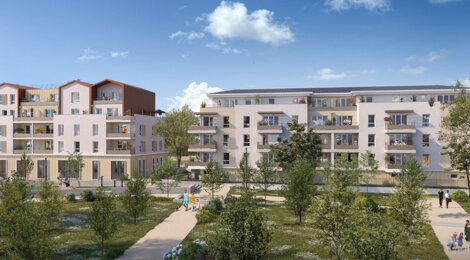 Programme immobilier neuf Coeur Saint Jean (78) - Mantes-la-Jolie proche Seine et gare accès direct Paris (78200) - Référence : 17083