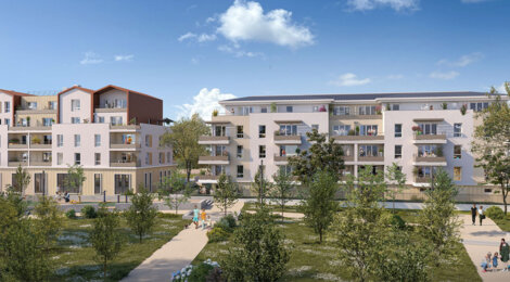 Programme immobilier neuf Coeur Saint Jean (78) - Mantes-la-Jolie proche Seine et gare accès direct Paris (78200) - Référence : 17083