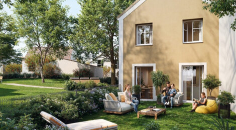 Programme immobilier neuf Villas Gassicourt - Mantes-la-Jolie résidence avec extérieurs proche gare et lac (78200) - Référence : 17899