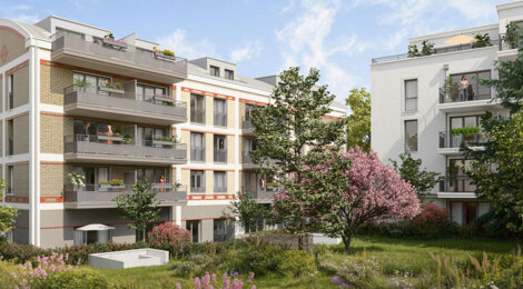 Programme immobilier neuf ATELIA - Mantes la Ville appartements lumineux proche RER E et commerces (78200) - Référence : 17512