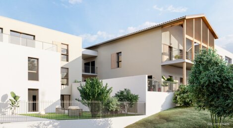 Programme immobilier neuf Les Aquarelles - Marcilly-d'Azergues : 29 appartements neufs T2–T5 à 500m de la gare (69380) - Référence : 15805