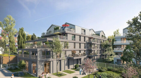 Programme immobilier neuf Attraction - Marcq-en-Barœul : appartements neufs T2–T5 proche du tram Brossolette (59700) - Référence : 15796