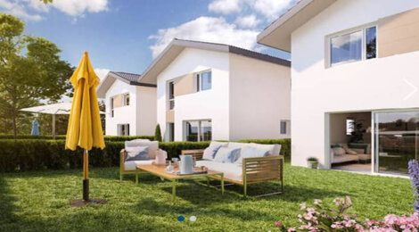 Programme immobilier neuf LE CLOS DE SECHEX - Margencel : résidences T3-T5 et maisons 4 pièces avec jardins près du centre (74200) - Référence : 2927