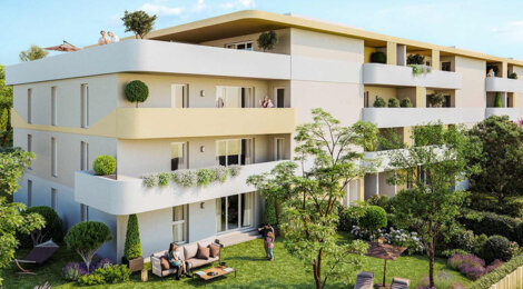Programme immobilier neuf Symbiose - Marignane proche étang de Berre et parc Ferrage (13700) - Référence : 17131