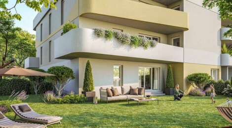 Programme immobilier neuf Symbiose - Marignane proche étang de Berre et parc Ferrage (13700) - Référence : 17131