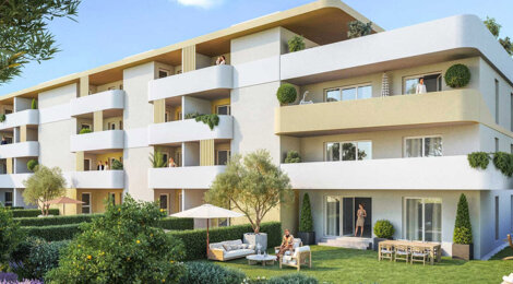 Programme immobilier neuf Symbiose - Marignane proche étang de Berre et parc Ferrage (13700) - Référence : 17131