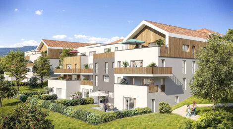 Programme immobilier neuf LA CLÉ DES CHAMPS - Marigny-Saint-Marcel : Appartements T2–T5 avec jardins, terrasses et vue sur les montagnes à 5 min de Rumilly (74150) - Référence : 4739