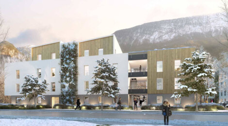 Programme immobilier neuf LA BELLE AVENTURE - Marnaz : Appartements T2–T4 avec terrasses, vues montagne et proximité centre-ville (74460) - Référence : 14720