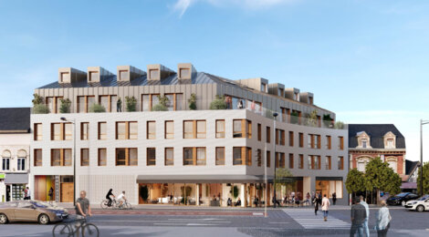 Programme immobilier neuf Campus 137 - Maromme : résidence étudiante du studio au T3 à proximité des transports (76150) - Référence : 15922