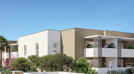 Programme immobilier neuf MIDEA - Marseillan proche plages et port résidence moderne avec extérieur (34340) - Référence : 17223