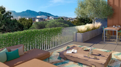 Programme immobilier neuf Louis Pasteur - Marseille 10 : appartements neufs du 2 au 4 pièces proche de la Faculté de la Timone (13010) - Référence : 15180