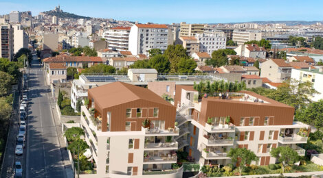 Programme immobilier neuf Louis Pasteur - Marseille 10 : appartements neufs du 2 au 4 pièces proche de la Faculté de la Timone (13010) - Référence : 15180