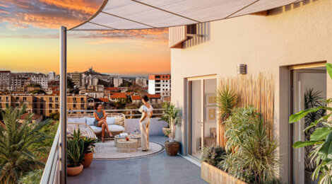 Programme immobilier neuf RESIDENCE PALMA - Marseille 10e résidence intimiste à deux pas de la Timone (13010) - Référence : 12198