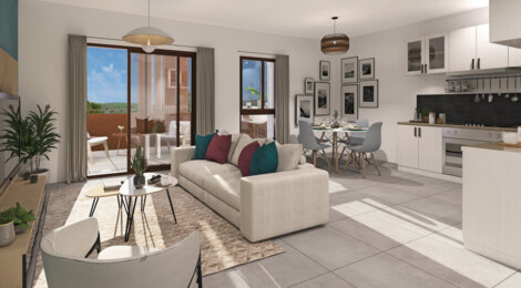 Programme immobilier neuf L'OASIS - Marseille 11 : appartements neufs T2–T4 au cœur des Accates (13011) - Référence : 8919